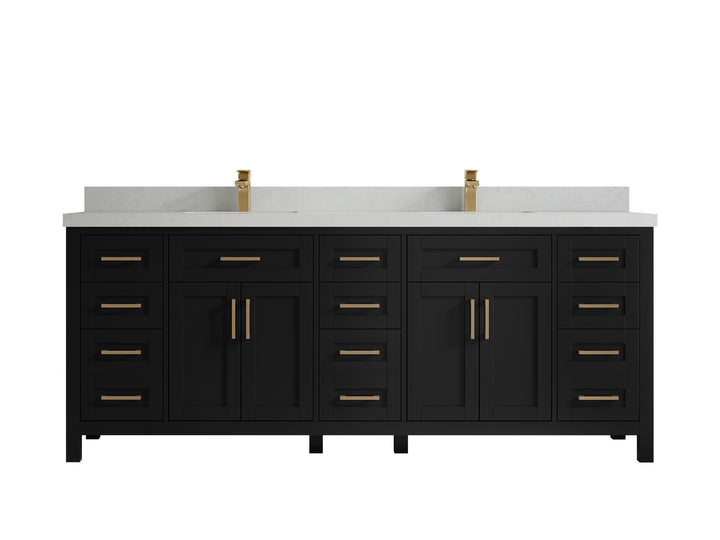 Cambridge 84 in. W x 22 in. D Double Sink Bathroom Vanity - photo 30