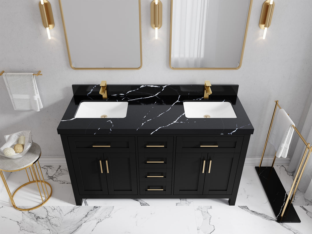 Cambridge 60 in. W x 22 in. D Double Sink Bathroom Vanity