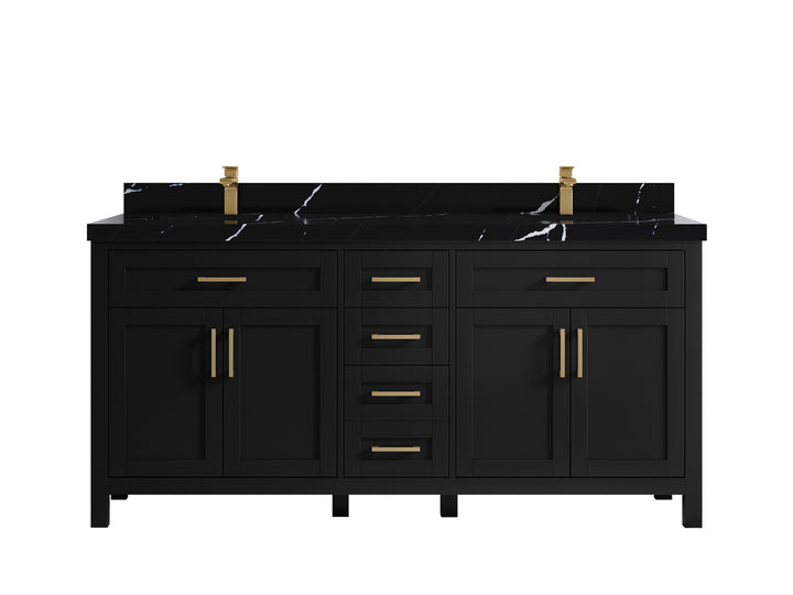 Cambridge 72 in. W x 22 in. D Double Sink Bathroom Vanity - photo 13