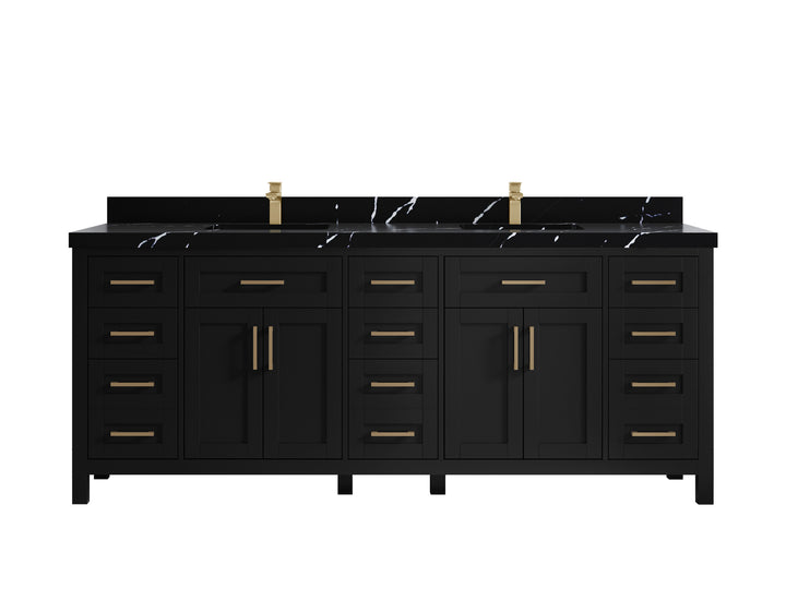 Cambridge 84 in. W x 22 in. D Double Sink Bathroom Vanity - photo 14