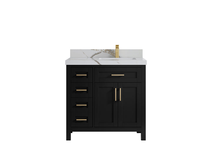 Cambridge 36 in. W x 22 in. D Right Offset Sink Bathroom Vanity - photo 19