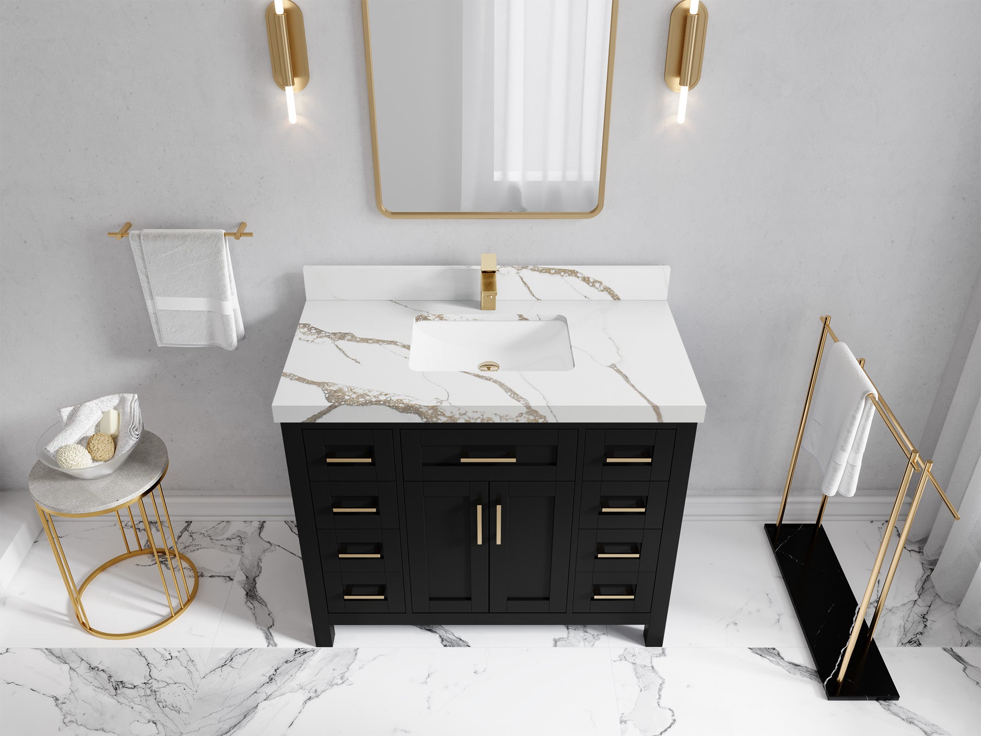 Cambridge 42 in. W x 22 in. D Single Sink Bathroom Vanity