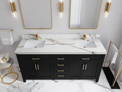Cambridge 72 in. W x 22 in. D Double Sink Bathroom Vanity - photo 9