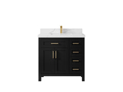 Cambridge 36 in. W x 22 in. D Single Center Sink Bathroom Vanity - photo 1