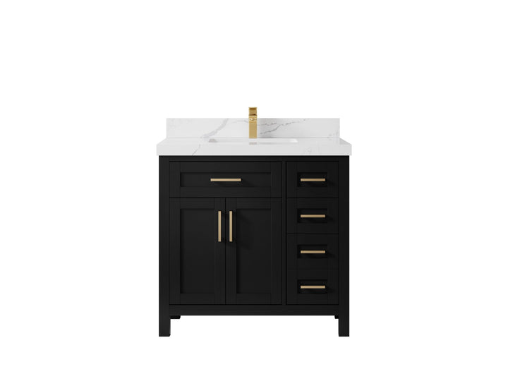 Cambridge 36 in. W x 22 in. D Single Center Sink Bathroom Vanity - photo 1