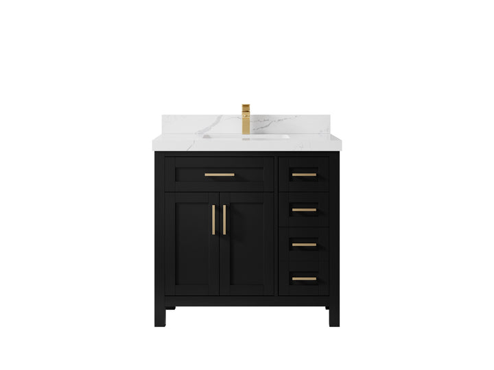 Cambridge 36 in. W x 22 in. D Single Center Sink Bathroom Vanity - photo 22