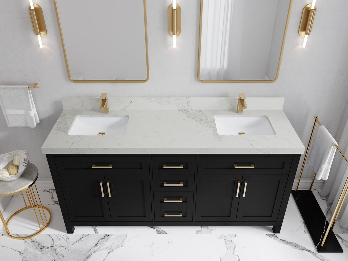 Cambridge 72 in. W x 22 in. D Double Sink Bathroom Vanity