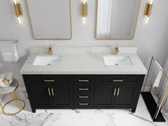 Cambridge 72 in. W x 22 in. D Double Sink Bathroom Vanity - photo 27