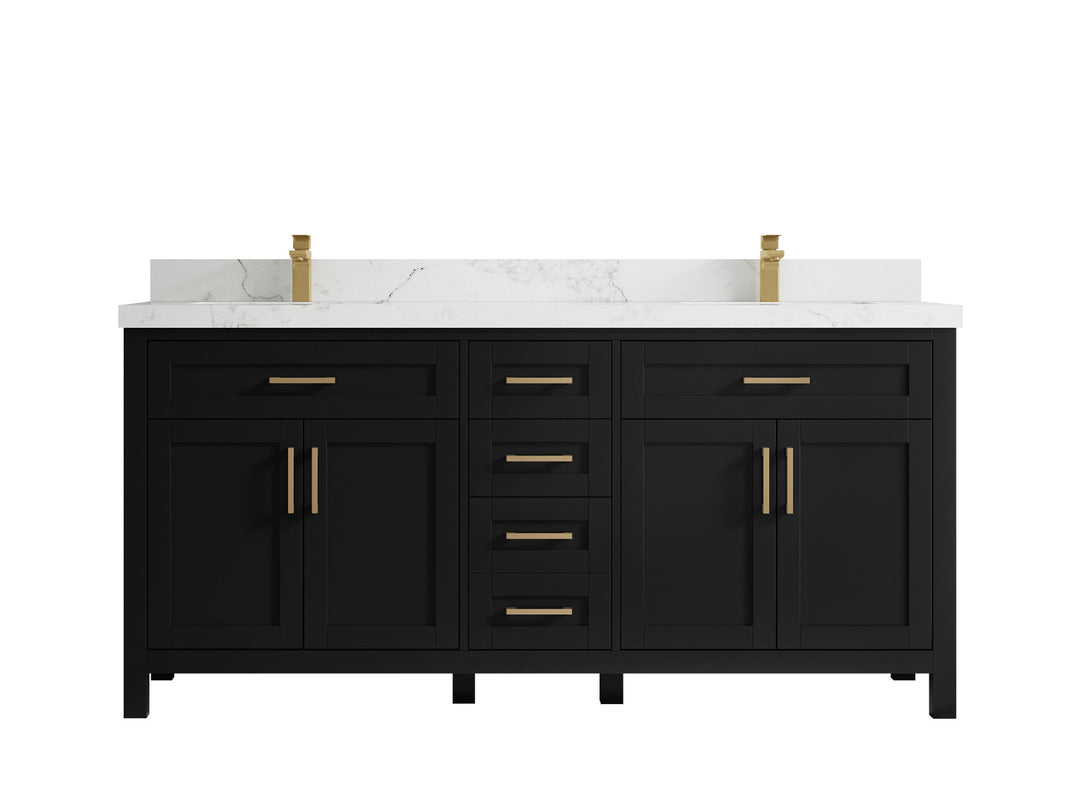 Cambridge 72 in. W x 22 in. D Double Sink Bathroom Vanity