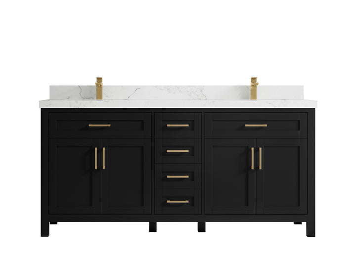Cambridge 72 in. W x 22 in. D Double Sink Bathroom Vanity - photo 33