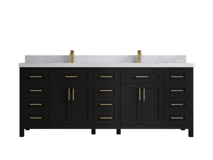 Cambridge 84 in. W x 22 in. D Double Sink Bathroom Vanity - photo 18