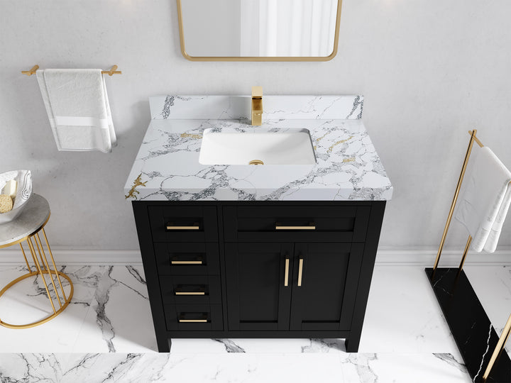 Cambridge 36 in. W x 22 in. D Single Center Sink Bathroom vanity - photo 25