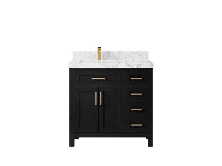 Cambridge 36 in. W x 22 in. D Left Offset Sink Bathroom Vanity - photo 22