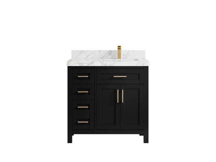 Cambridge 36 in. W x 22 in. D Right Offset Sink Bathroom Vanity - photo 25