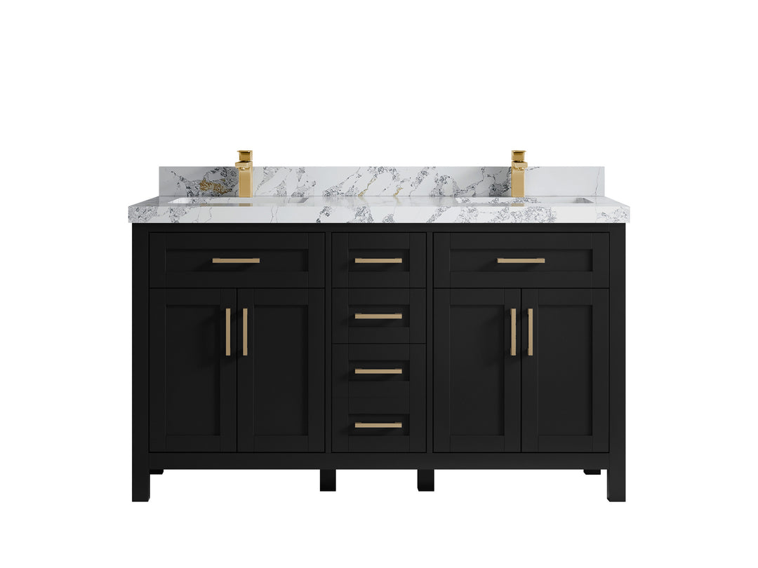 Cambridge 60 in. W x 22 in. D Double Sink Bathroom Vanity