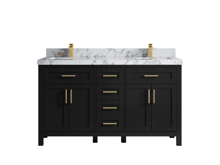 Cambridge 60 in. W x 22 in. D Double Sink Bathroom Vanity - photo 25