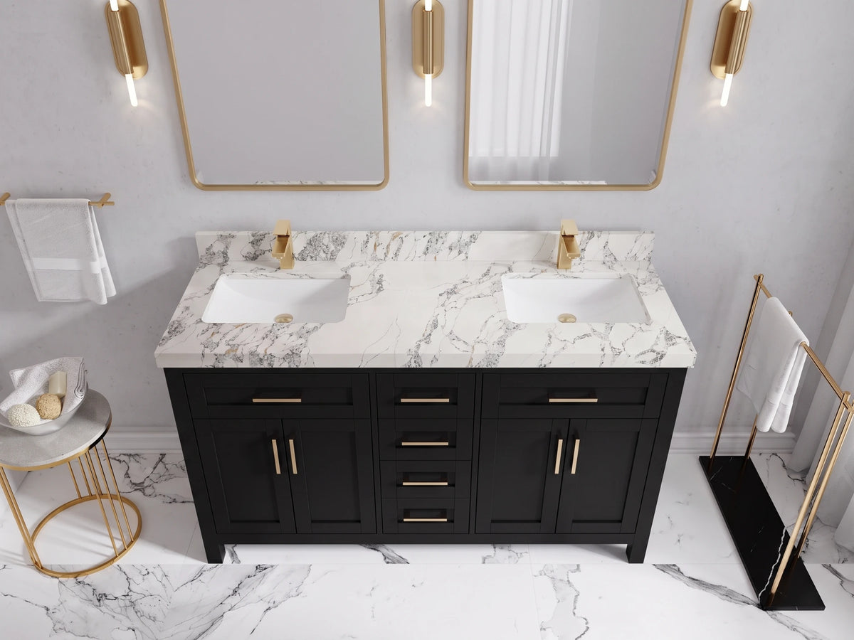 Cambridge 60 in. W x 22 in. D Double Sink Bathroom Vanity