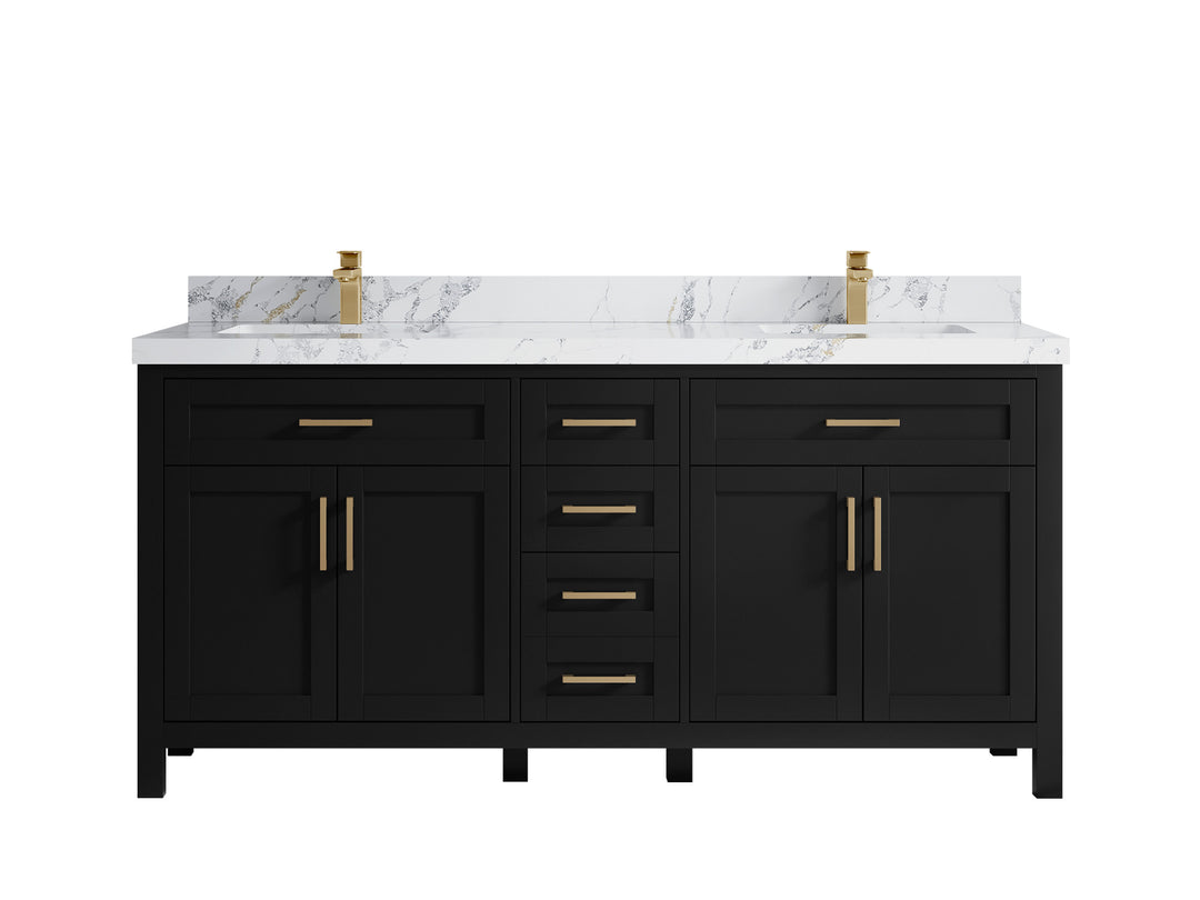 Cambridge 72 in. W x 22 in. D Double Sink Bathroom Vanity