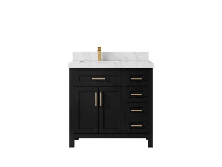 Cambridge 36 in. W x 22 in. D Left Offset Sink Bathroom Vanity - photo 24