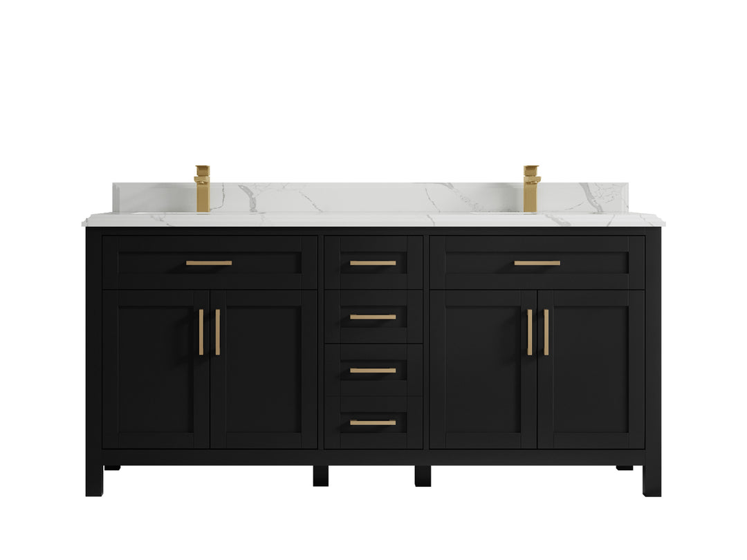 Cambridge 72 in. W x 22 in. D Double Sink Bathroom Vanity
