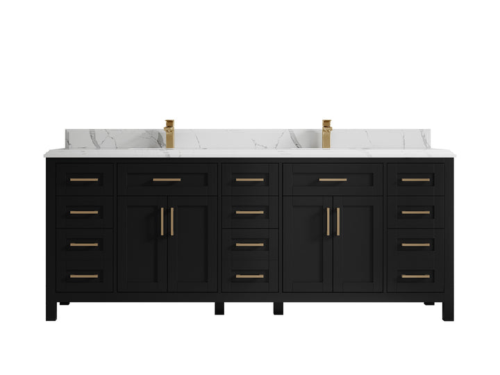 Cambridge 84 in. W x 22 in. D Double Sink Bathroom Vanity - photo 32