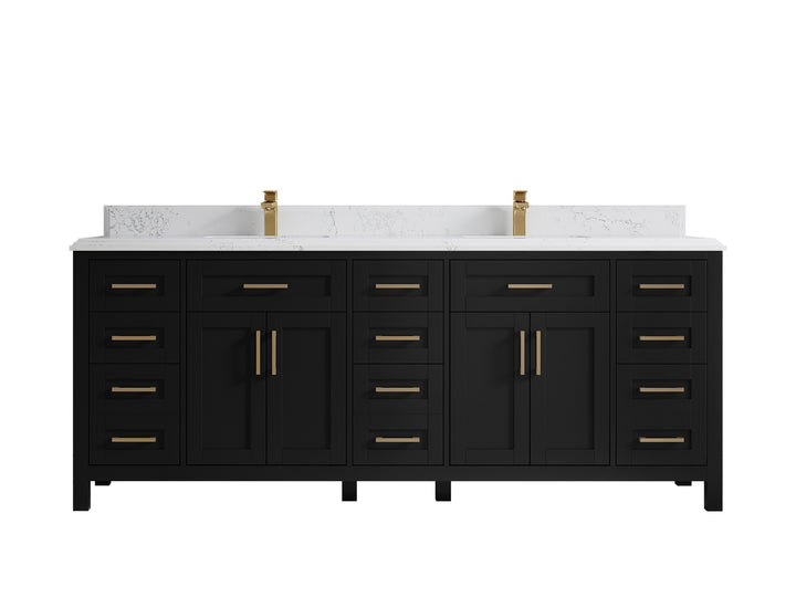 Cambridge 84 in. W x 22 in. D Double Sink Bathroom Vanity - photo 34