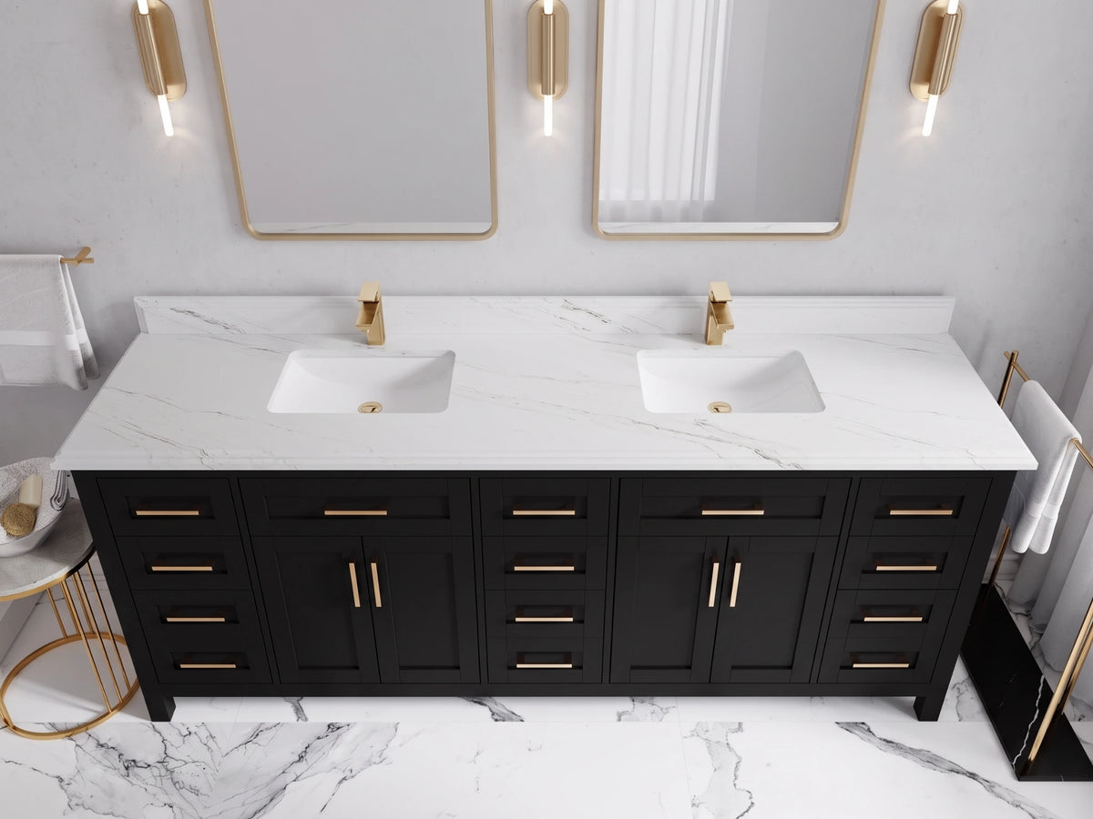 Cambridge 84 in. W x 22 in. D Double Sink Bathroom Vanity