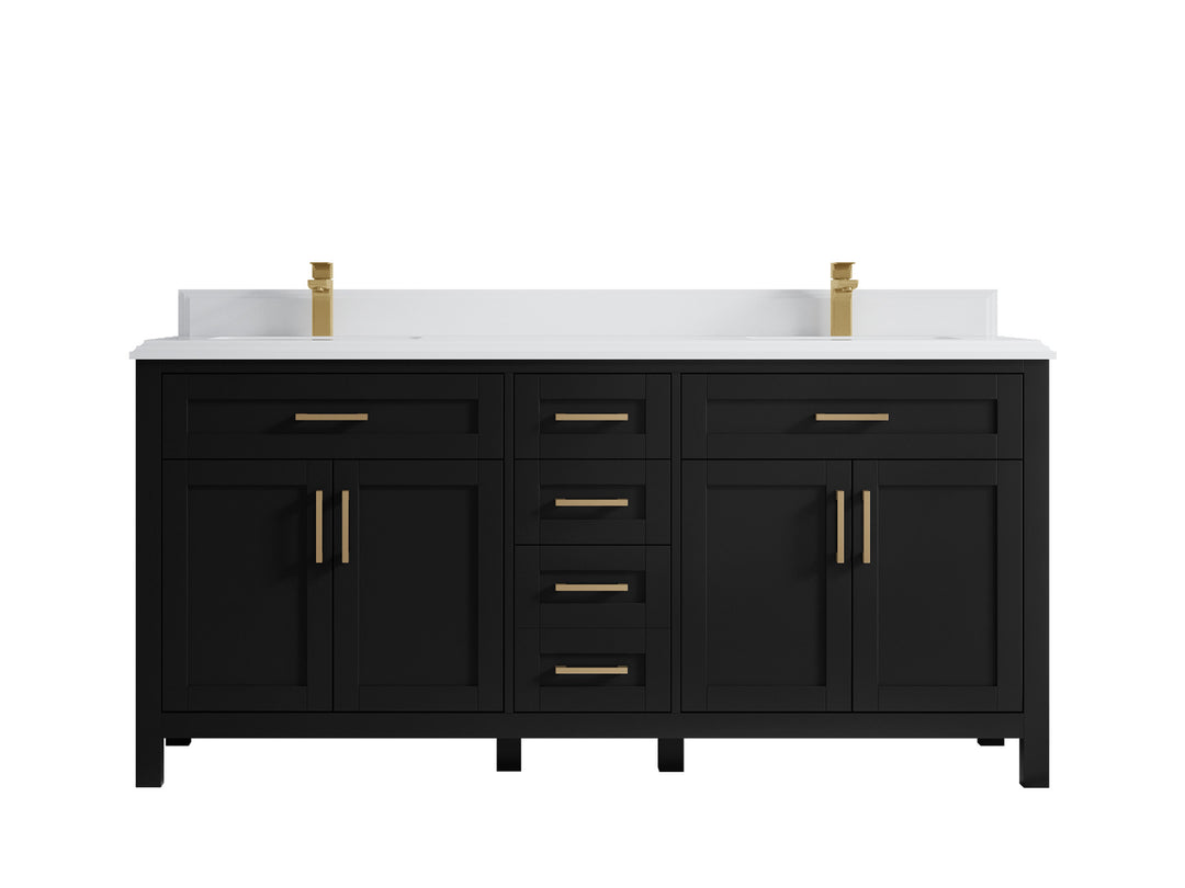 Cambridge 72 in. W x 22 in. D Double Sink Bathroom Vanity