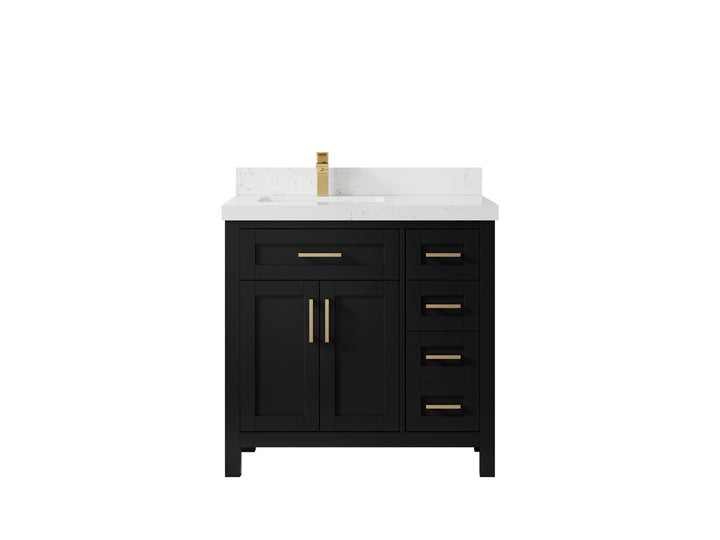 Cambridge 36 in. W x 22 in. D Left Offset Sink Bathroom Vanity - photo 36