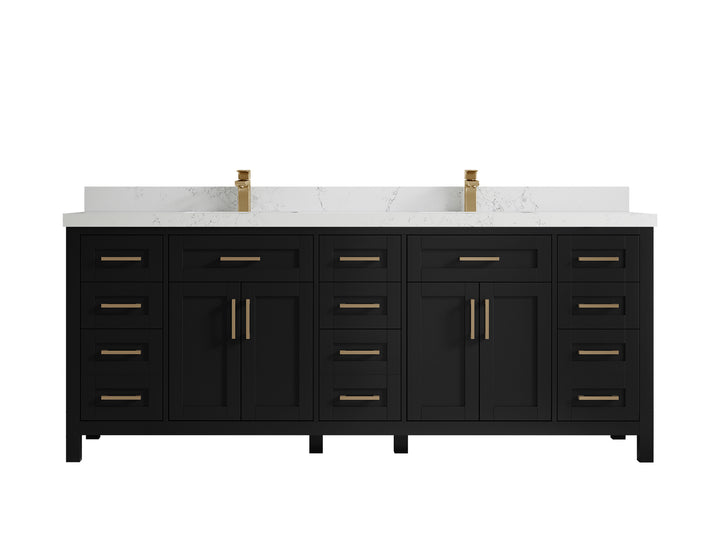 Cambridge 84 in. W x 22 in. D Double Sink Bathroom Vanity - photo 38