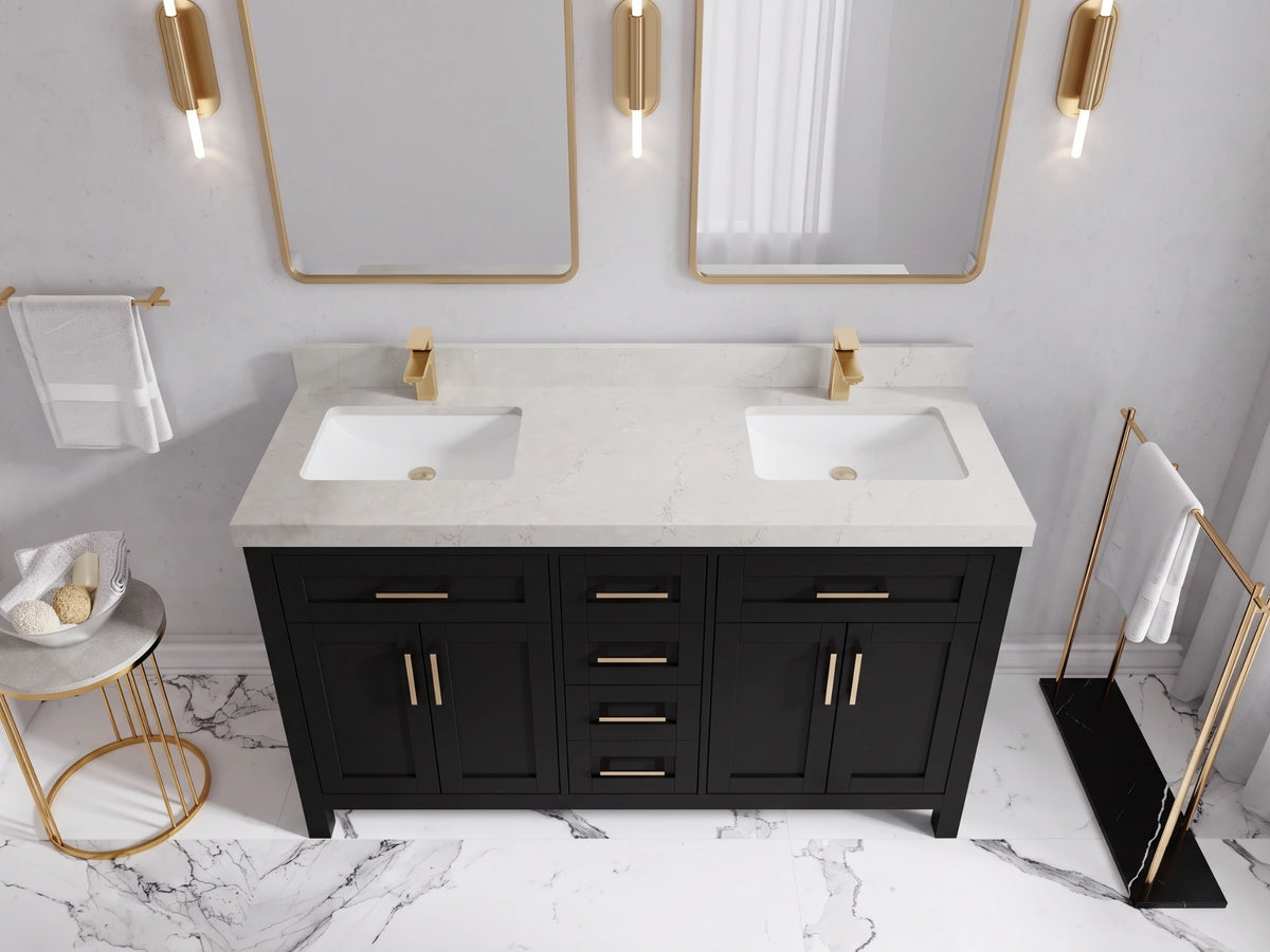 Cambridge 60 in. W x 22 in. D Double Sink Bathroom Vanity
