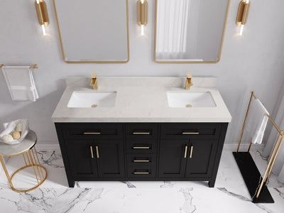 Cambridge 60 in. W x 22 in. D Double Sink Bathroom Vanity
