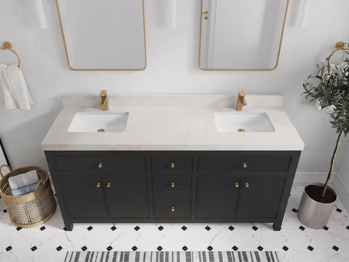 Cambridge 72 in. W x 22 in. D Double Sink Bathroom Vanity