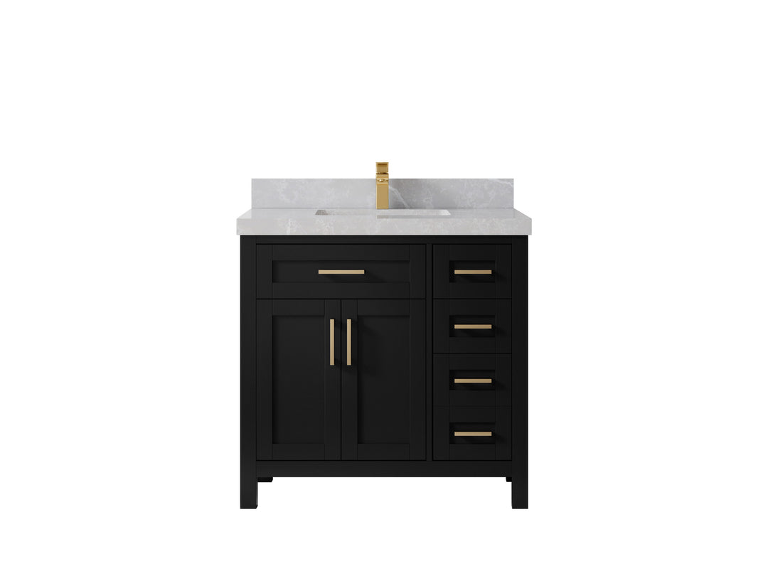 Cambridge 36 in. W x 22 in. D Single Center Sink Bathroom Vanity