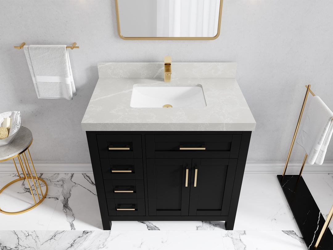 Cambridge 36 in. W x 22 in. D Single Center Sink Bathroom vanity