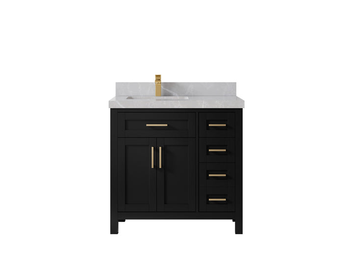 Cambridge 36 in. W x 22 in. D Left Offset Sink Bathroom Vanity - photo 38