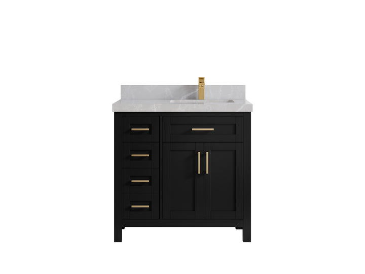 Cambridge 36 in. W x 22 in. D Right Offset Sink Bathroom Vanity - photo 41