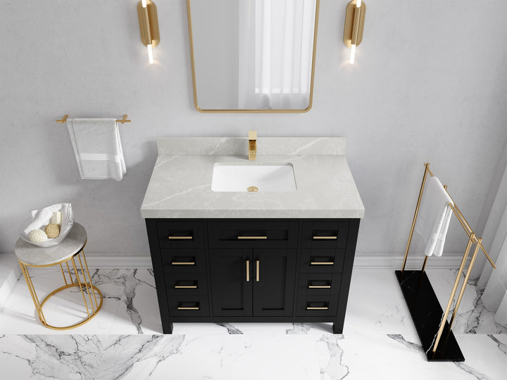 Cambridge 42 in. W x 22 in. D Single Sink Bathroom Vanity - photo 36
