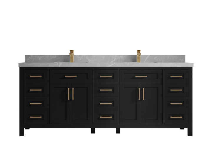Cambridge 84 in. W x 22 in. D Double Sink Bathroom Vanity - photo 40