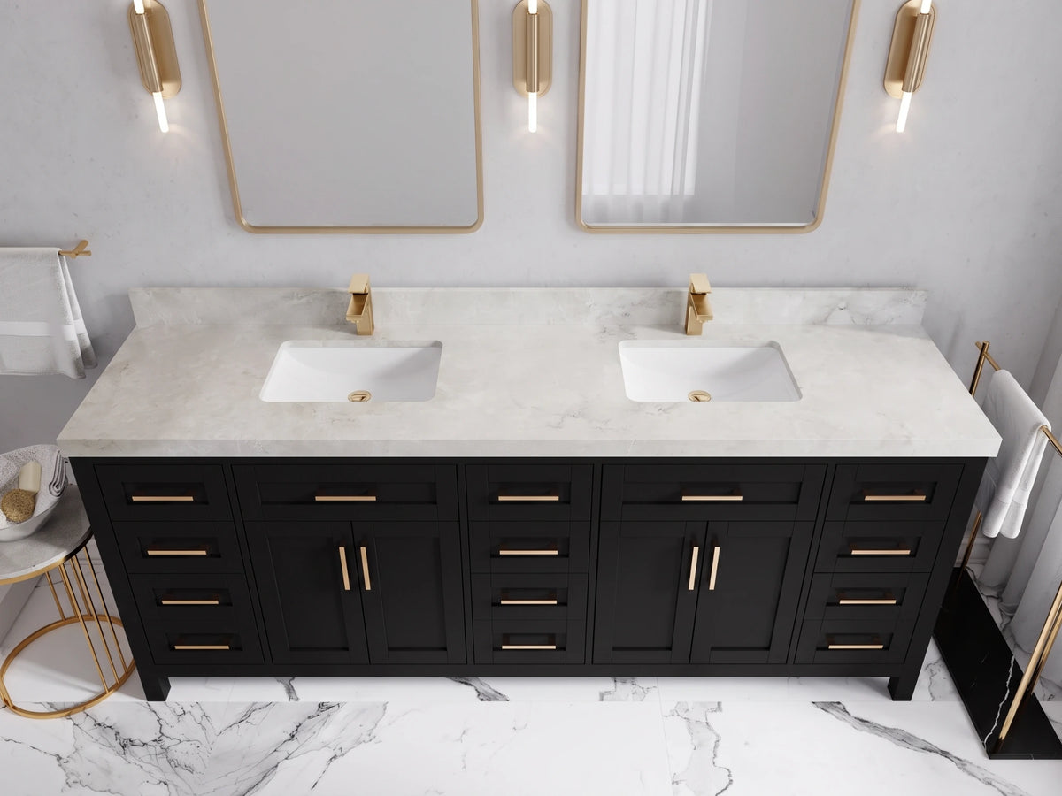 Cambridge 84 in. W x 22 in. D Double Sink Bathroom Vanity