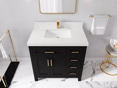 Cambridge 36 in. W x 22 in. D Center Sink Bathroom Vanity
