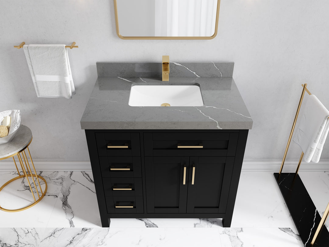 Cambridge 36 in. W x 22 in. D Single Center Sink Bathroom vanity