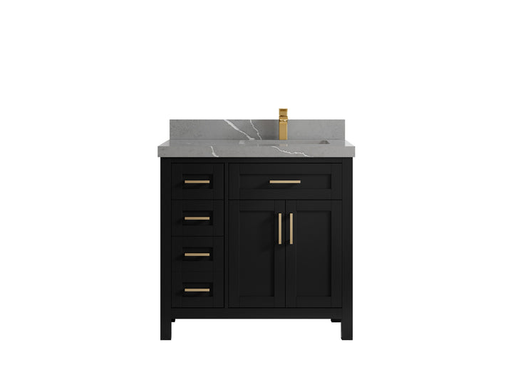 Cambridge 36 in. W x 22 in. D Right Offset Sink Bathroom Vanity - photo 43