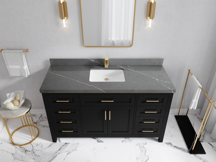 Cambridge 60 in. W x 22 in. D Single Sink Bathroom Vanity - photo 42
