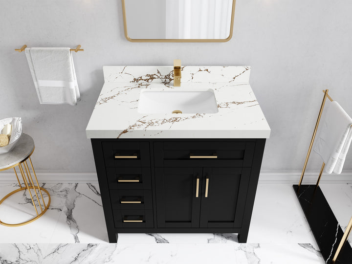 Cambridge 36 in. W x 22 in. D Single Center Sink Bathroom vanity - photo 45
