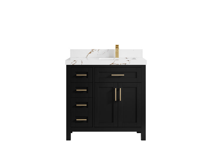 Cambridge 36 in. W x 22 in. D Right Offset Sink Bathroom Vanity - photo 45