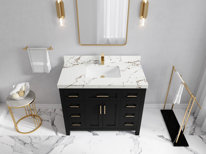 Cambridge 42 in. W x 22 in. D Single Sink Bathroom Vanity - photo 40