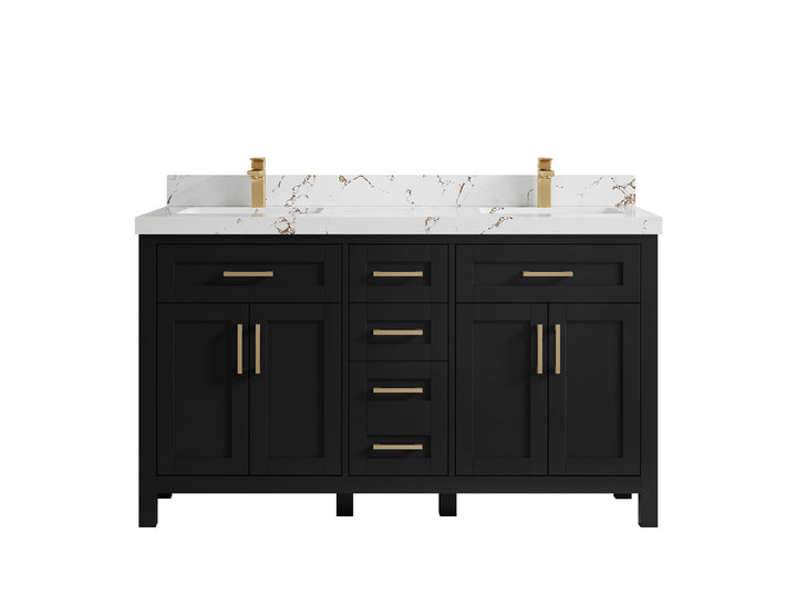 Cambridge 60 in. W x 22 in. D Double Sink Bathroom Vanity - photo 45