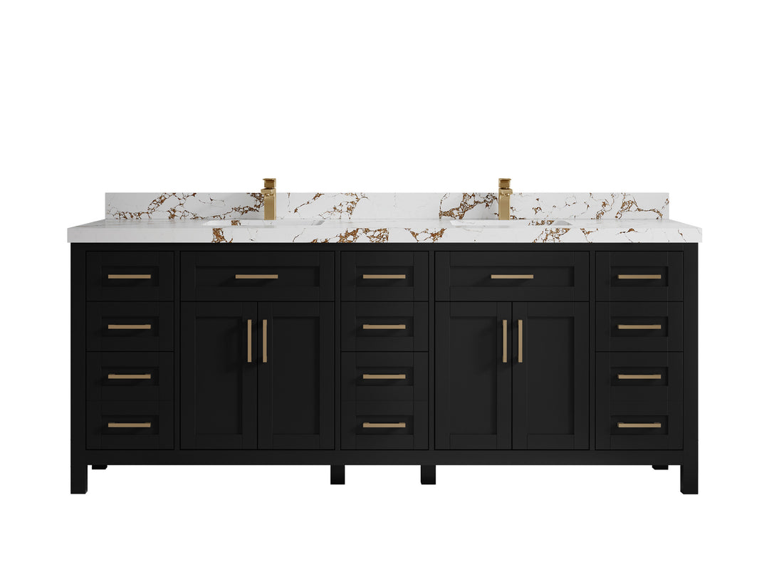 Cambridge 84 in. W x 22 in. D Double Sink Bathroom Vanity
