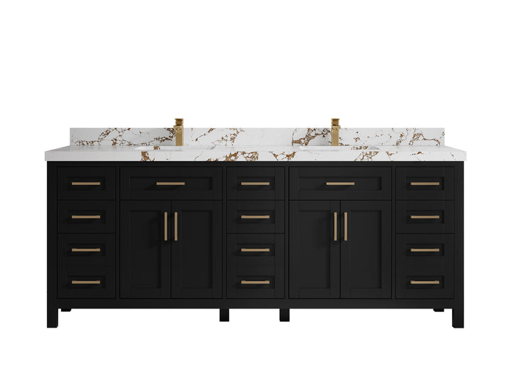Cambridge 84 in. W x 22 in. D Double Sink Bathroom Vanity - photo 42
